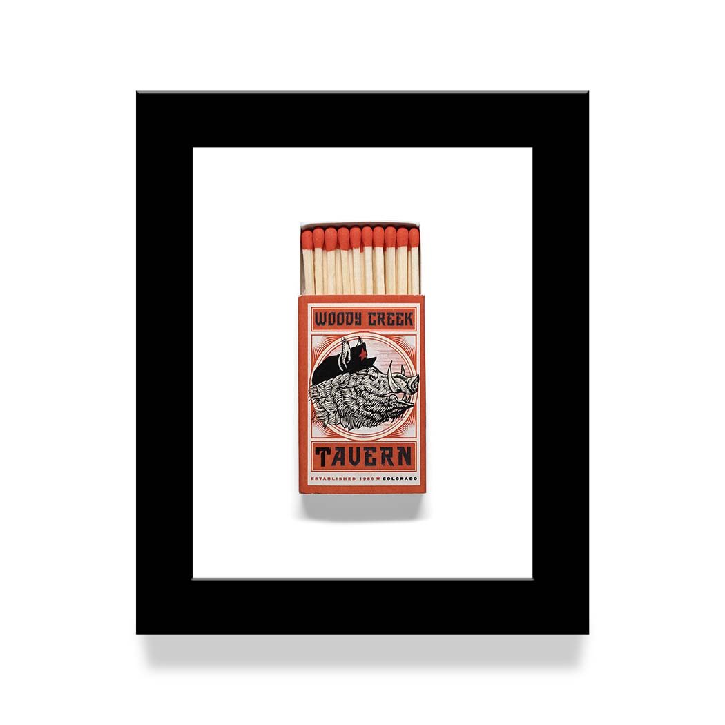 Woody Creek Tavern Matchbook Print — c r c